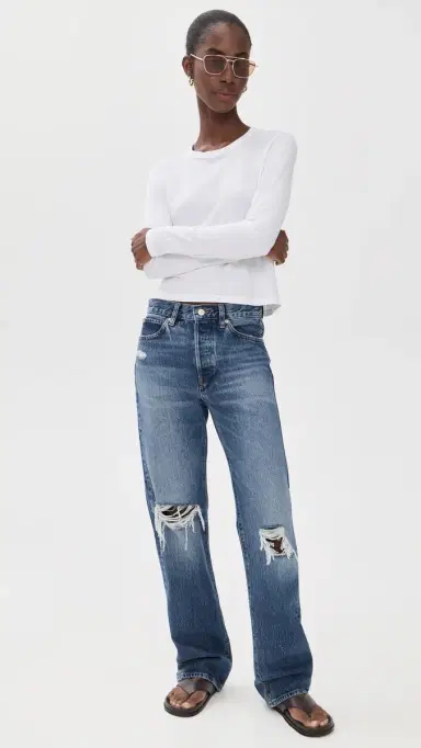 James Perse Shrunken Crew Neck Tee White | Thumbnail 5 James Perse Shrunken Crew Neck Tee White | Thumbnail 5
