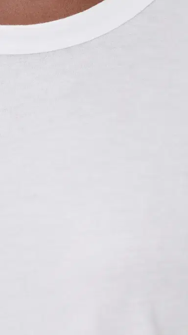 James Perse Shrunken Crew Neck Tee White | Thumbnail 6 James Perse Shrunken Crew Neck Tee White | Thumbnail 6