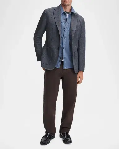 rag & bone Men's Overdyed Cotton Workwear Shirt | Thumbnail 2 rag & bone Men's Overdyed Cotton Workwear Shirt | Thumbnail 2
