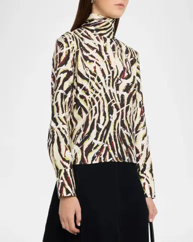 Proenza Schouler Ansel Printed Top | Thumbnail 4 Proenza Schouler Ansel Printed Top | Thumbnail 4