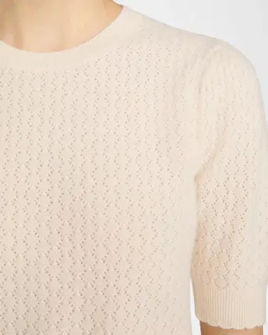 Frame The Gathered Honeycomb Cashmere Sweater | Thumbnail 4 Frame The Gathered Honeycomb Cashmere Sweater | Thumbnail 4