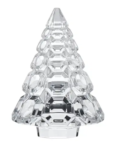 Baccarat Noel Octogone 2026 Crystal 5" Tabletop Christmas Tree, Clear | Thumbnail 1 Baccarat Noel Octogone 2026 Crystal 5" Tabletop Christmas Tree, Clear | Thumbnail 1