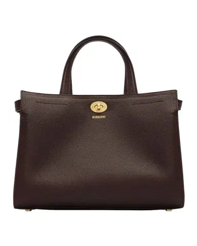 Burberry Cotswolds Small Leather & Check Tote Bag | Thumbnail 1 Burberry Cotswolds Small Leather & Check Tote Bag | Thumbnail 1