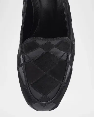 Alexandre Birman Annelise Patchwork Leather Loafers | Thumbnail 3 Alexandre Birman Annelise Patchwork Leather Loafers | Thumbnail 3