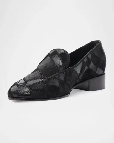 Alexandre Birman Annelise Patchwork Leather Loafers | Thumbnail 6 Alexandre Birman Annelise Patchwork Leather Loafers | Thumbnail 6