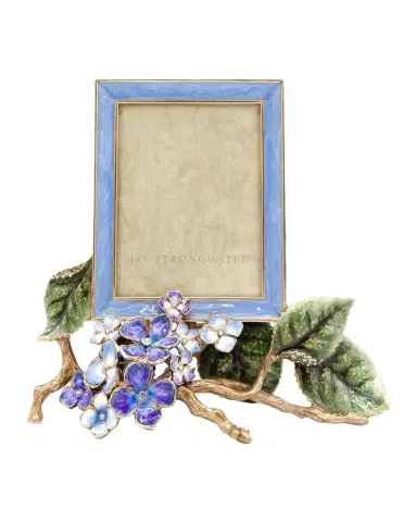 Jay Strongwater Colbie Blue Hydrangea Frame, 3" x 4" | Thumbnail 1 Jay Strongwater Colbie Blue Hydrangea Frame, 3" x 4" | Thumbnail 1