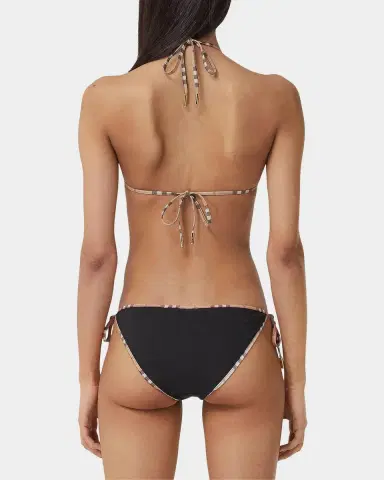 Burberry Mata Check-Trim Triangle Bikini Set | Thumbnail 3 Burberry Mata Check-Trim Triangle Bikini Set | Thumbnail 3