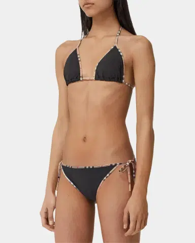 Burberry Mata Check-Trim Triangle Bikini Set | Thumbnail 5 Burberry Mata Check-Trim Triangle Bikini Set | Thumbnail 5