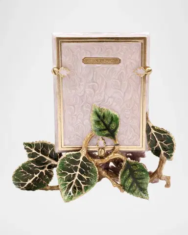 Jay Strongwater Colbie Pink Hydrangea Frame, 3" x 4" | Thumbnail 2 Jay Strongwater Colbie Pink Hydrangea Frame, 3" x 4" | Thumbnail 2