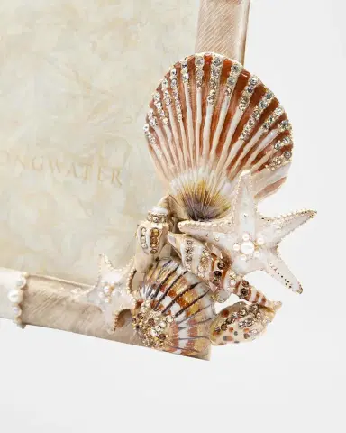 Jay Strongwater Dune Seashell Frame, 5" x 7" | Thumbnail 4 Jay Strongwater Dune Seashell Frame, 5" x 7" | Thumbnail 4