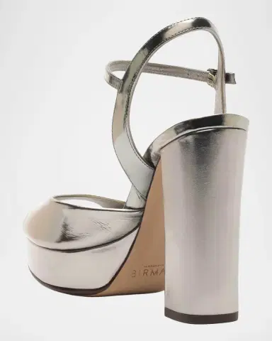 Alexandre Birman 0mm Amy Metallic Leather Platform Sandals | Thumbnail 2 Alexandre Birman 0mm Amy Metallic Leather Platform Sandals | Thumbnail 2