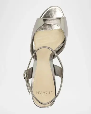 Alexandre Birman 0mm Amy Metallic Leather Platform Sandals | Thumbnail 4 Alexandre Birman 0mm Amy Metallic Leather Platform Sandals | Thumbnail 4
