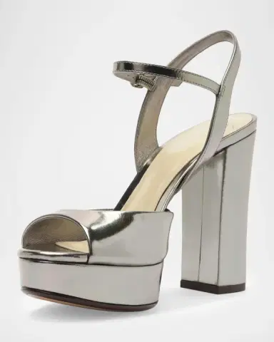 Alexandre Birman 0mm Amy Metallic Leather Platform Sandals | Thumbnail 6 Alexandre Birman 0mm Amy Metallic Leather Platform Sandals | Thumbnail 6