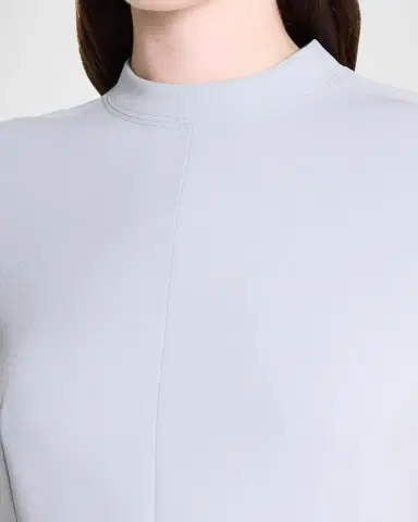 Theory Cap-Sleeve Mock Turtleneck Mini Dress | Thumbnail 5 Theory Cap-Sleeve Mock Turtleneck Mini Dress | Thumbnail 5