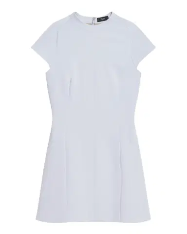 Theory Cap-Sleeve Mock Turtleneck Mini Dress | Thumbnail 1 Theory Cap-Sleeve Mock Turtleneck Mini Dress | Thumbnail 1