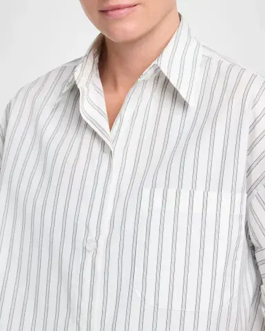 TWP Next Ex Shirt in Stripe Shirting | Thumbnail 9 TWP Next Ex Shirt in Stripe Shirting | Thumbnail 9