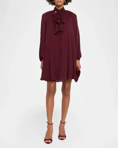 Simkhai Isobel Silk Mini Dress | Thumbnail 2 Simkhai Isobel Silk Mini Dress | Thumbnail 2