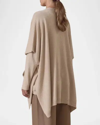 Eskandar Side-Slit Cashmere Cardigan | Thumbnail 3 Eskandar Side-Slit Cashmere Cardigan | Thumbnail 3