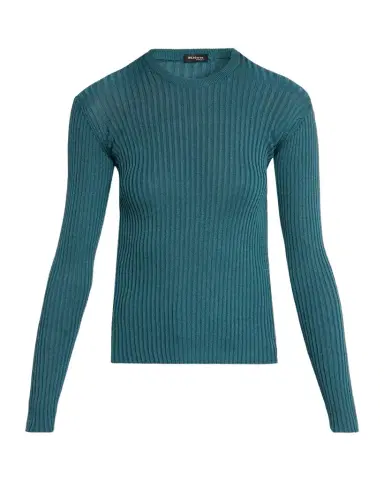 Kiton Rib-Knit Silk Sweater | Thumbnail 1 Kiton Rib-Knit Silk Sweater | Thumbnail 1