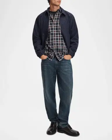 rag & bone Men's Tomlin Plaid Cotton Flannel Shirt | Thumbnail 2 rag & bone Men's Tomlin Plaid Cotton Flannel Shirt | Thumbnail 2