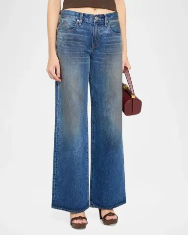 SLVRLAKE Mica Low-Rise Wide Relaxed Jeans | Thumbnail 4 SLVRLAKE Mica Low-Rise Wide Relaxed Jeans | Thumbnail 4