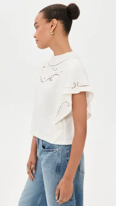 Isabel Marant Étoile Eoline Blouse Ecru | Thumbnail 4 Isabel Marant Étoile Eoline Blouse Ecru | Thumbnail 4