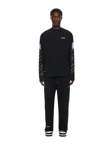 Off-White Archigeography Arrow Skate Long Sleeve T-Shirt | Thumbnail 2 Off-White Archigeography Arrow Skate Long Sleeve T-Shirt | Thumbnail 2