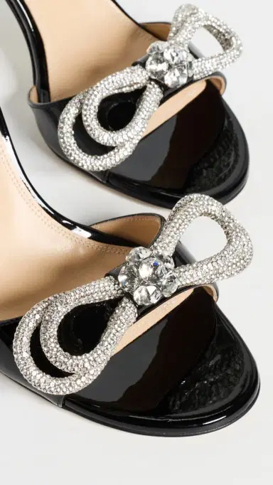 MACH & MACH Double Bow Patent Leather Heels Black | Thumbnail 6 MACH & MACH Double Bow Patent Leather Heels Black | Thumbnail 6