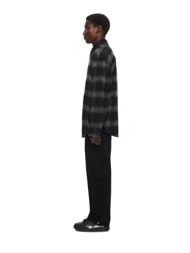 Off-White Flannel Wool Padded Overshirt Coat | Thumbnail 3 Off-White Flannel Wool Padded Overshirt Coat | Thumbnail 3