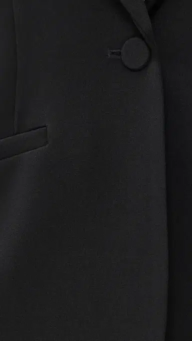 Cinq à Sept Hooded Khloe Blazer Black/Heather Grey | Thumbnail 6 Cinq à Sept Hooded Khloe Blazer Black/Heather Grey | Thumbnail 6