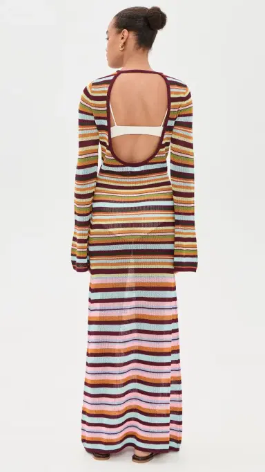 BEACH RIOT Joie Coverup Dress Paradise tripe | Thumbnail 3 BEACH RIOT Joie Coverup Dress Paradise tripe | Thumbnail 3