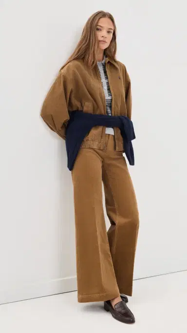 Polo Ralph Lauren Thin Wale Corduroy Flare Pants Tan | Thumbnail 5 Polo Ralph Lauren Thin Wale Corduroy Flare Pants Tan | Thumbnail 5