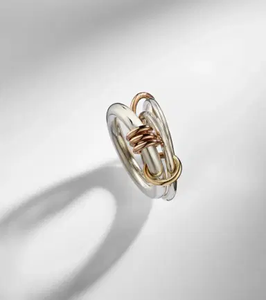 Spinelli Kilcollin Orion sterling silver, 18kt gold, and 18kt rose gold ring | Thumbnail 6 Spinelli Kilcollin Orion sterling silver, 18kt gold, and 18kt rose gold ring | Thumbnail 6