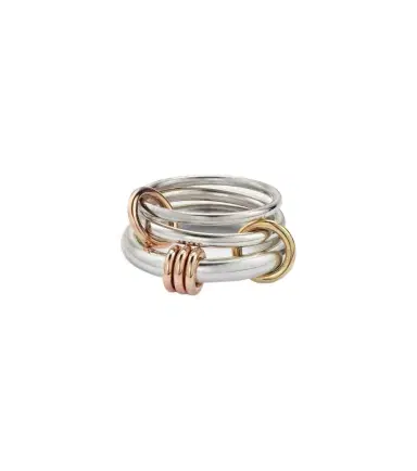 Spinelli Kilcollin Orion sterling silver, 18kt gold, and 18kt rose gold ring | Thumbnail 1 Spinelli Kilcollin Orion sterling silver, 18kt gold, and 18kt rose gold ring | Thumbnail 1