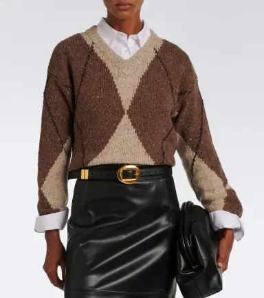 Altuzarra Parish argyle wool and alpaca blend sweater | Thumbnail 2 Altuzarra Parish argyle wool and alpaca blend sweater | Thumbnail 2
