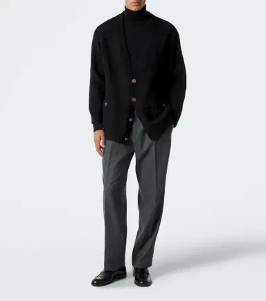 Dolce & Gabbana Virgin wool flannel wide-leg pants | Thumbnail 2 Dolce & Gabbana Virgin wool flannel wide-leg pants | Thumbnail 2