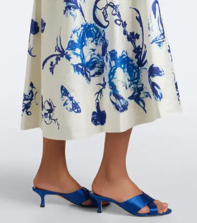 Erdem Floral twill midi dress | Thumbnail 2 Erdem Floral twill midi dress | Thumbnail 2