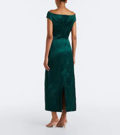 Erdem Embellished floral appliqué satin cocktail dress | Thumbnail 2 Erdem Embellished floral appliqué satin cocktail dress | Thumbnail 2