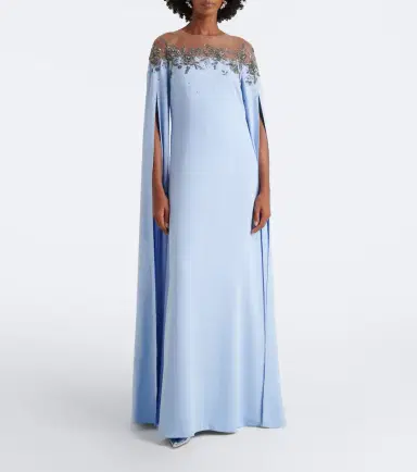 Carolina Herrera Embellished crêpe gown | Thumbnail 3 Carolina Herrera Embellished crêpe gown | Thumbnail 3