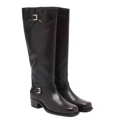 Staud Brooklyn leather knee-high boots | Thumbnail 1 Staud Brooklyn leather knee-high boots | Thumbnail 1