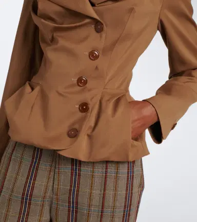 Vivienne Westwood Draped peplum virgin wool jacket | Thumbnail 2 Vivienne Westwood Draped peplum virgin wool jacket | Thumbnail 2