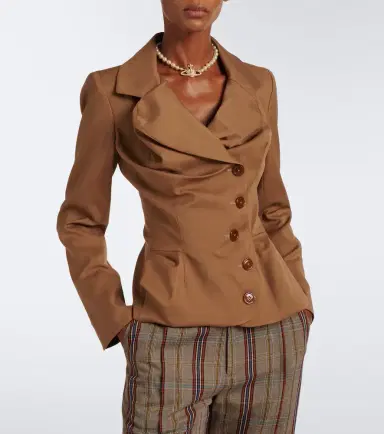 Vivienne Westwood Draped peplum virgin wool jacket | Thumbnail 6 Vivienne Westwood Draped peplum virgin wool jacket | Thumbnail 6