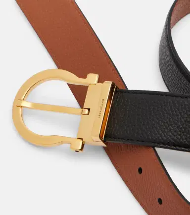 Ferragamo Gancini reversible leather belt | Thumbnail 2 Ferragamo Gancini reversible leather belt | Thumbnail 2