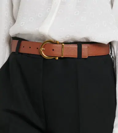 Ferragamo Gancini reversible leather belt | Thumbnail 3 Ferragamo Gancini reversible leather belt | Thumbnail 3