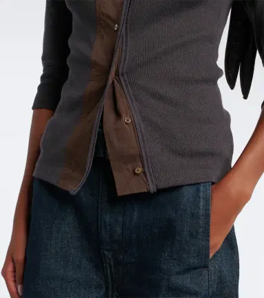 Lemaire Cotton and linen-blend jersey T-shirt | Thumbnail 2 Lemaire Cotton and linen-blend jersey T-shirt | Thumbnail 2