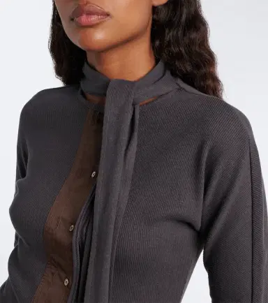 Lemaire Cotton and linen-blend jersey T-shirt | Thumbnail 3 Lemaire Cotton and linen-blend jersey T-shirt | Thumbnail 3