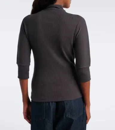 Lemaire Cotton and linen-blend jersey T-shirt | Thumbnail 4 Lemaire Cotton and linen-blend jersey T-shirt | Thumbnail 4