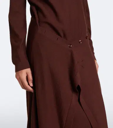 Lemaire Deconstructed wool-blend midi dress | Thumbnail 5 Lemaire Deconstructed wool-blend midi dress | Thumbnail 5