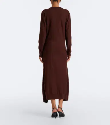 Lemaire Deconstructed wool-blend midi dress | Thumbnail 6 Lemaire Deconstructed wool-blend midi dress | Thumbnail 6