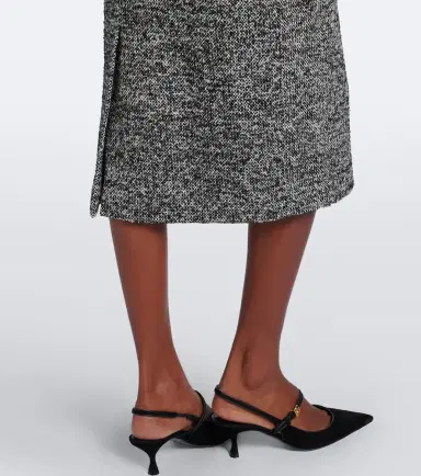 Dolce & Gabbana Wool and silk-blend tweed midi dress | Thumbnail 3 Dolce & Gabbana Wool and silk-blend tweed midi dress | Thumbnail 3